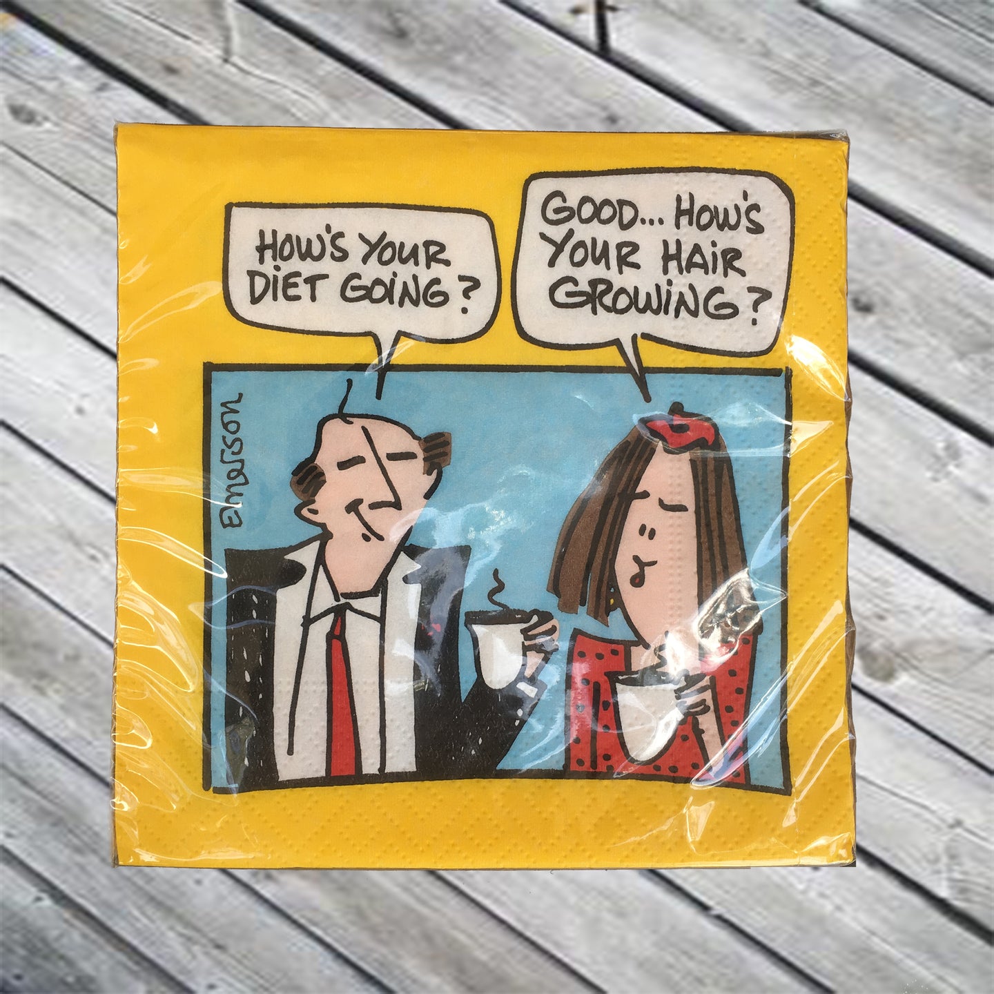 How's Your Diet Going? Cocktail Napkin