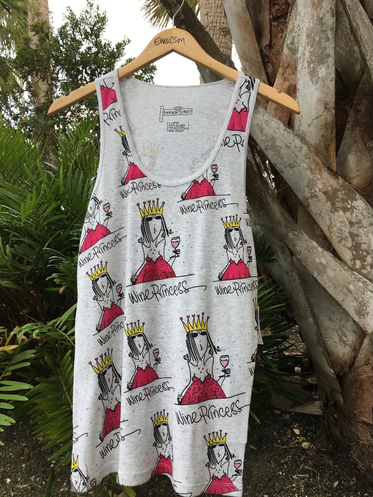 Wine Princess Tank Top