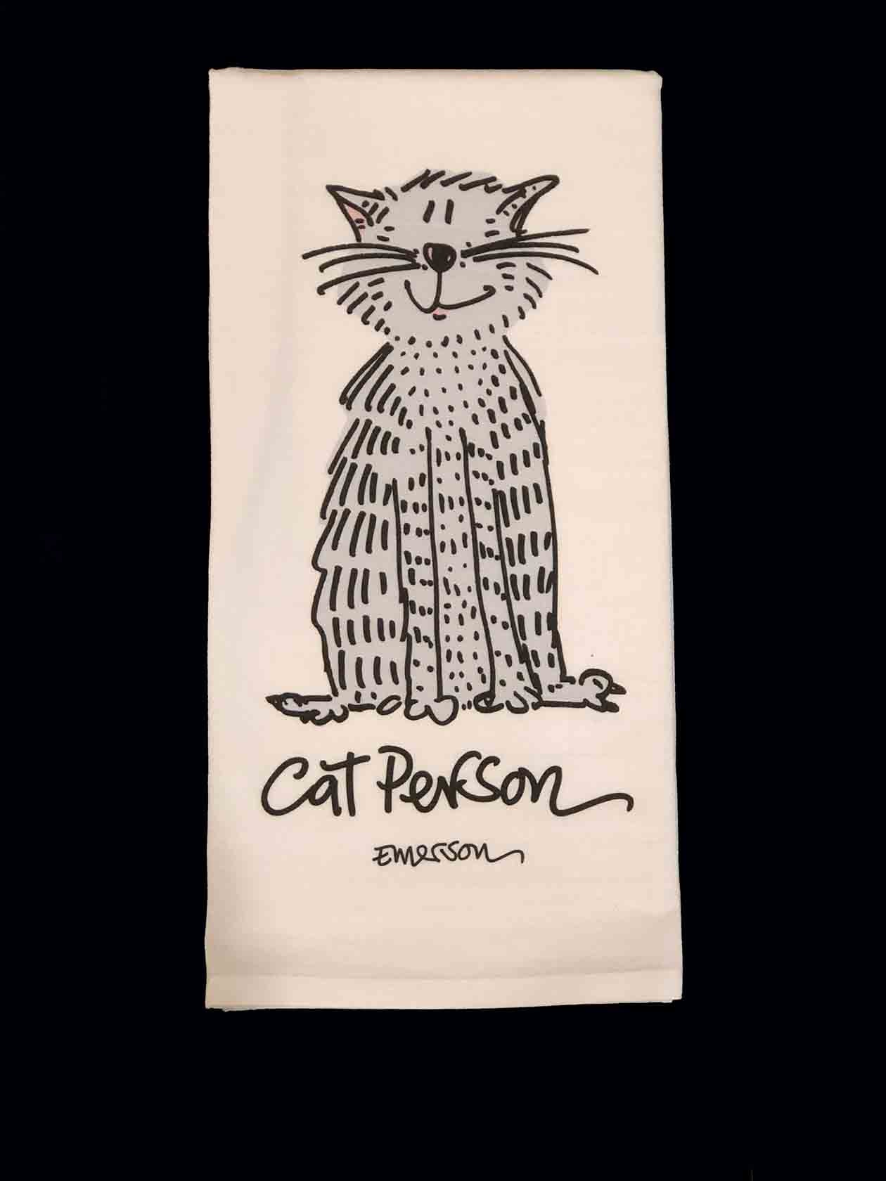 Cat Person Towel