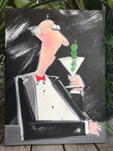 Martini Man Painting